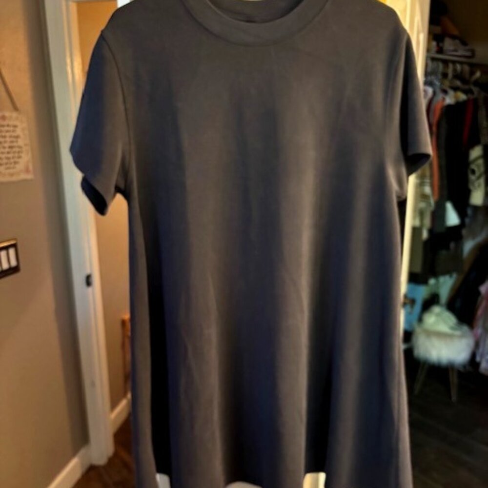 Black Lululemon Jersey Short Sleeve Shirt Dress, Size 12?